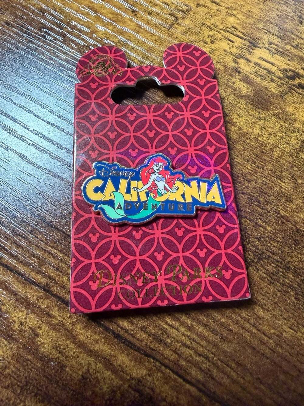 Disney Parks California Adventure Ariel The Little Mermaid Logo Pin